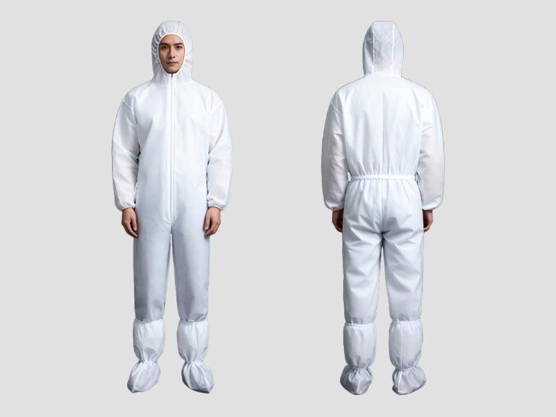 Cover all white disposable for medical and hygiene use