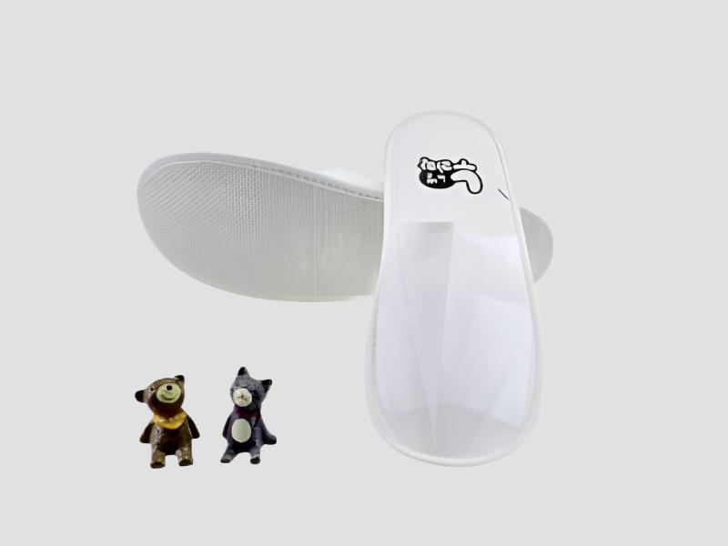 Non Woven Slippers Open Toe Disposable for Hospitality Use