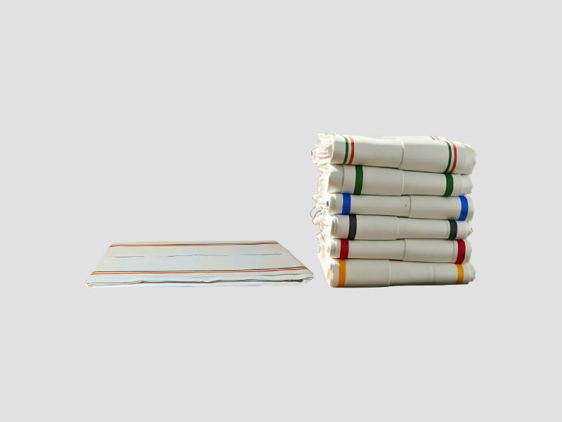 Cotton white Plain Solid pattern Gamcha