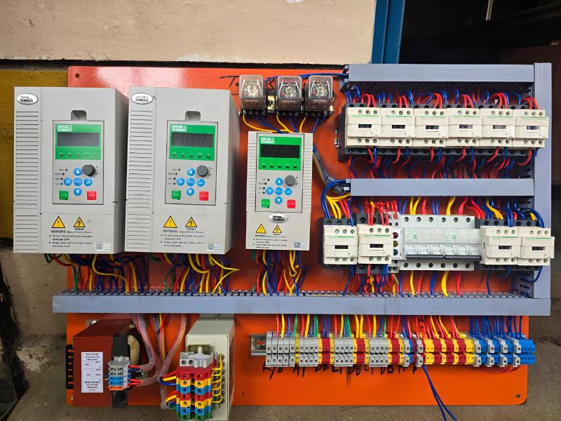 EOT Crane Electrical Control Panel – Safety Compliant Design – Factory Automation