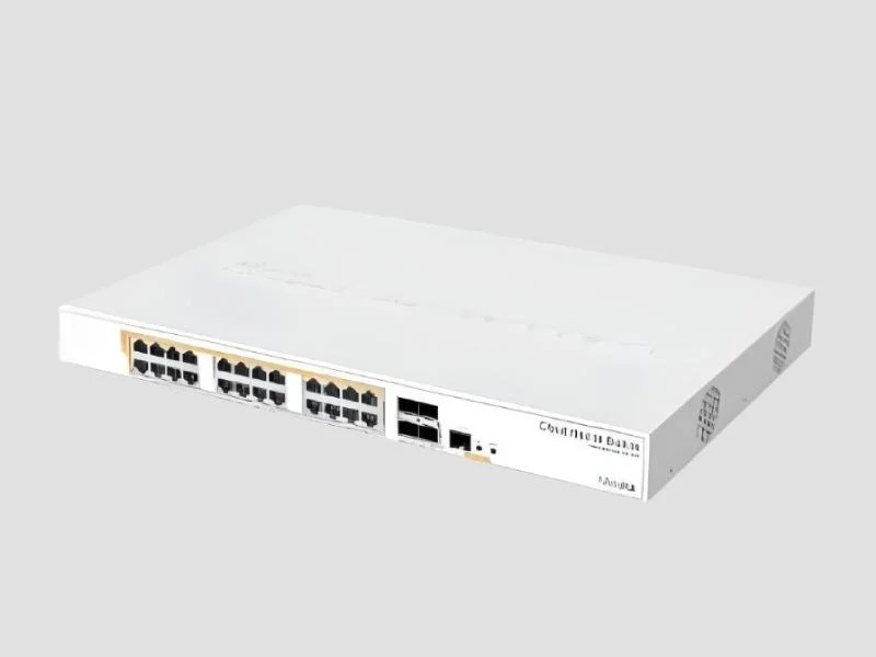 MikroTik CRS328 24P 4S Managed PoE Switch for Industrial Networks