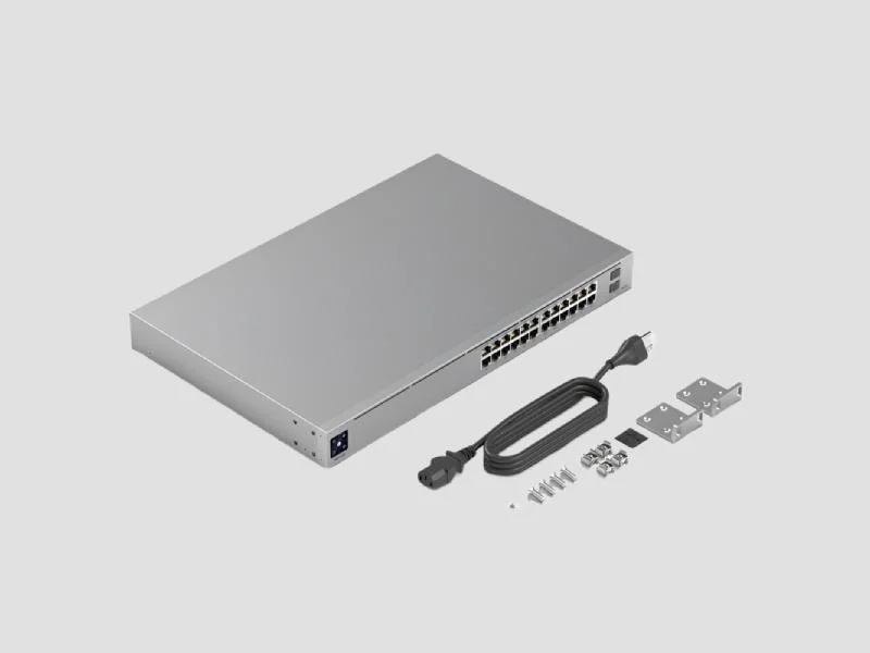 Ubiquiti USW-24-POE Managed 24-Port LAN Switch for Enterprise Networks