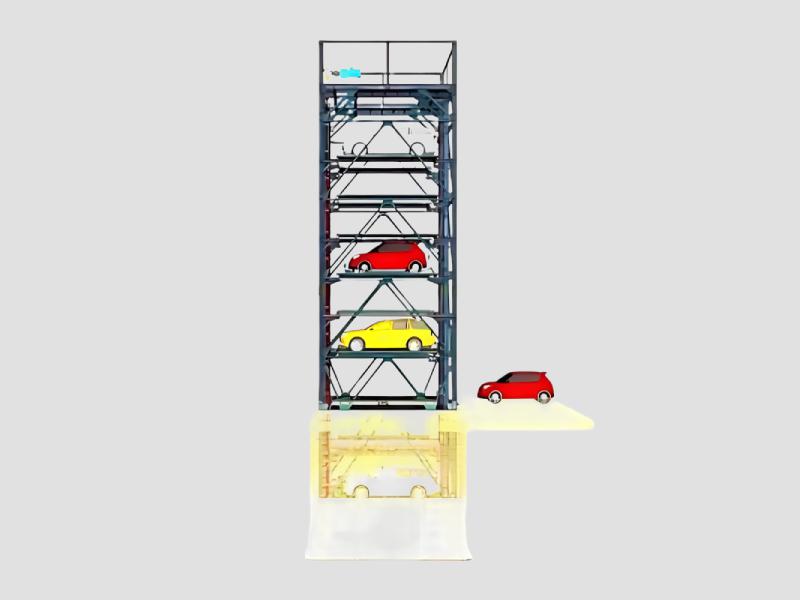 Tower Parking System for High Rise Residential and Commercial Buildings
