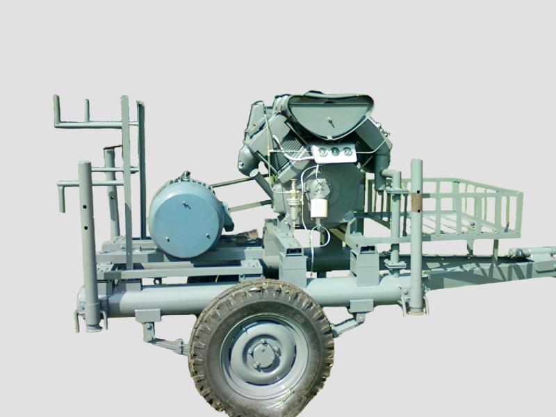 Multi-Purpose Trolley Mounted Electric Compressor For Factory