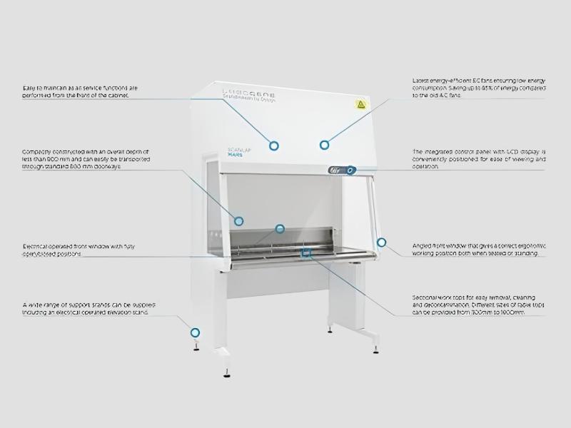 3 Feet Biosafety Cabinets Compact Size For Diagnostic Laboratories