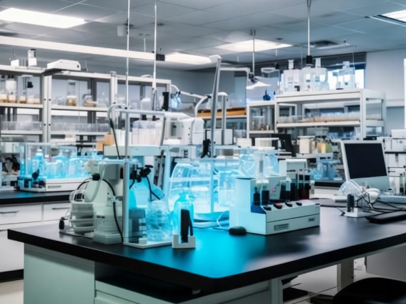 Microbiology Laboratory Bench For Research And Testing Applications