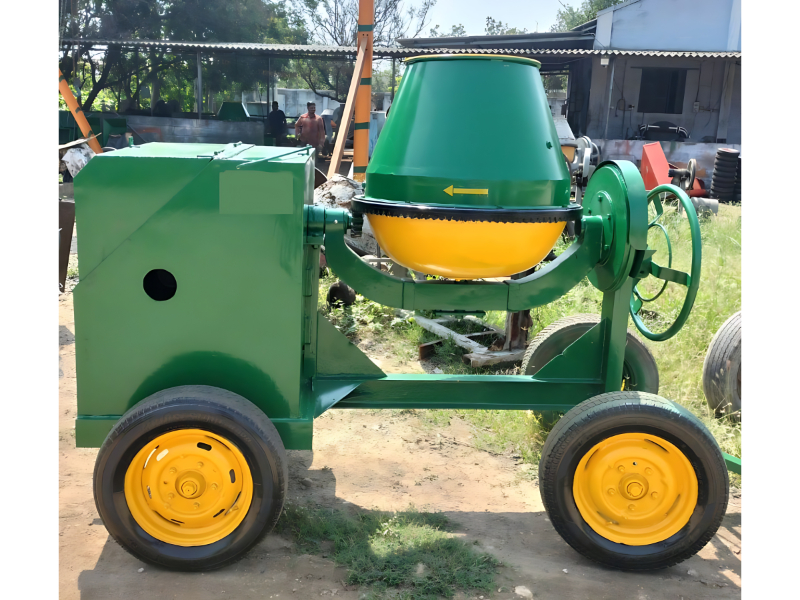 1/2 Bag Diesel Engine Concrete Mixer Machine For Projects 