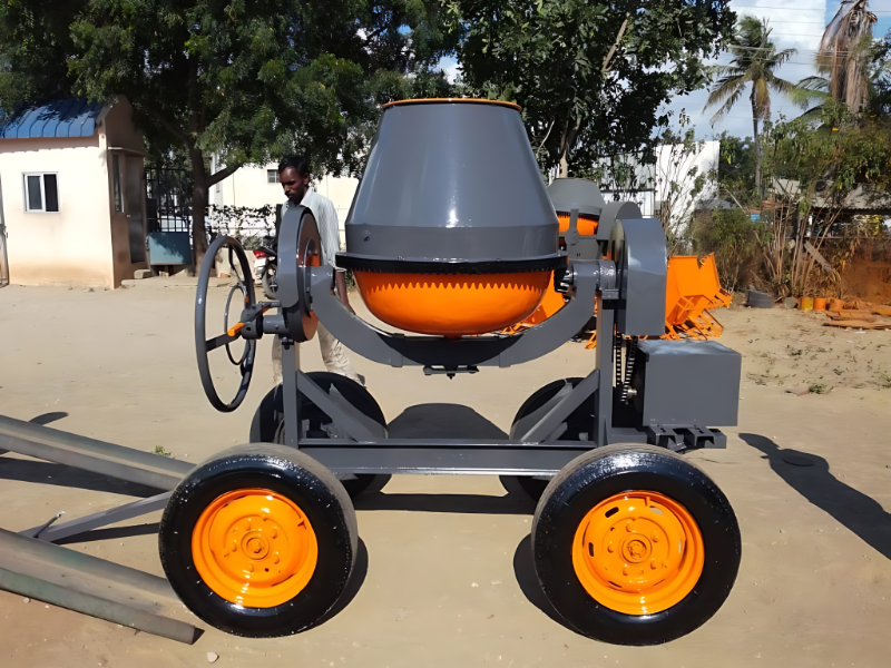 1/2 Bag Electrical Concrete Mixer Machine For Construction Work