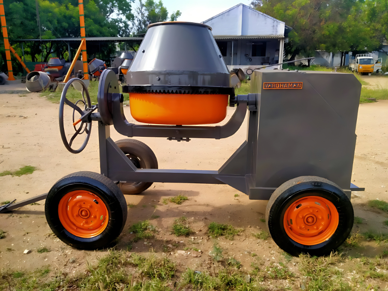 3/4 Bag Diesel Engine Concrete Mixer Machine For Projects