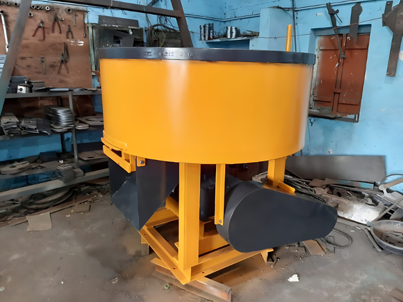 350 Kgs Pan Mixer For Concrete Mixing