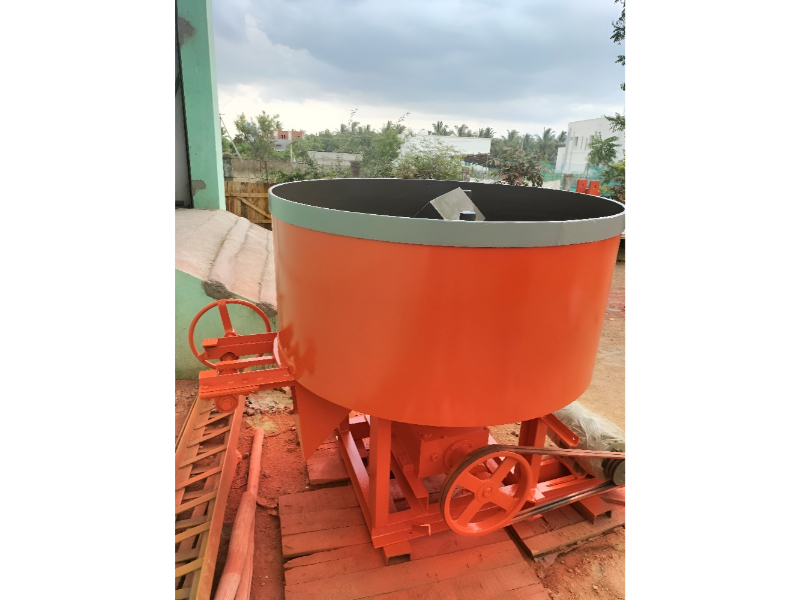 500 Kgs Pan Mixer For Mortar Mixing