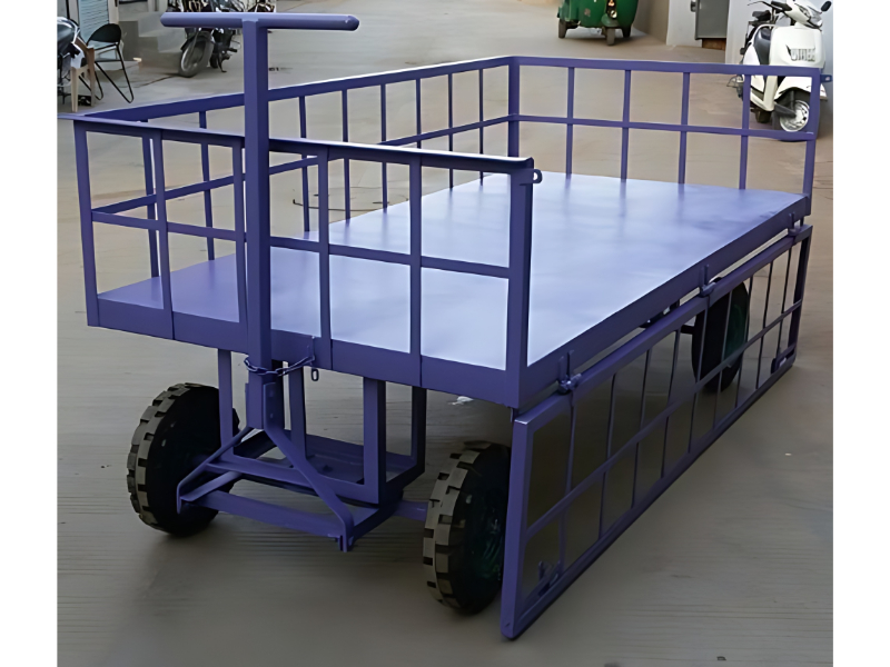 Cage Trolley For Safe Transport Of Bulk Materials