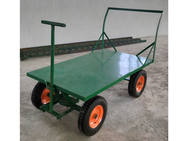 Customized Material Handling Trolley For Industrial And Site Use