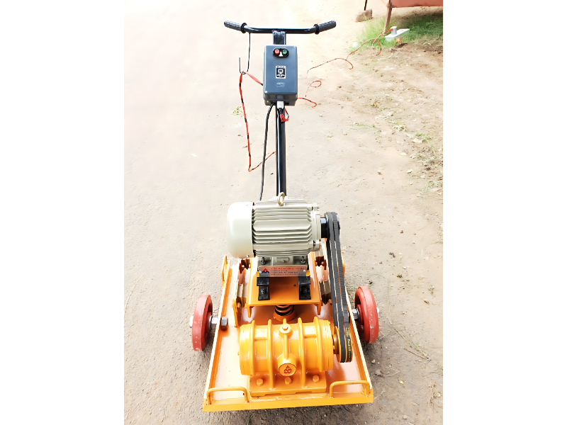 Earth Ramer Machine With Electric Motor