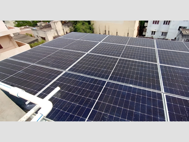 On-Grid Solar Power System Grid-Tied PV Panels Residential Commercial
