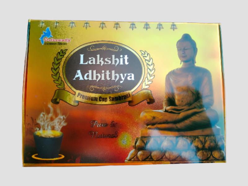 Lakshit Premium Natural Cup Sambrani Incense For Temple And Pooja