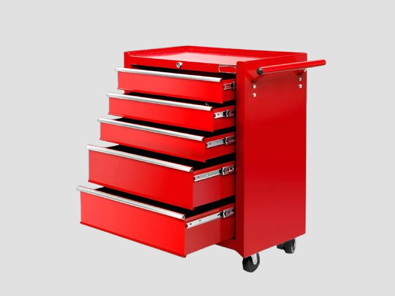 Five Drawer Automobile Tool Trolley For Maintenance Work