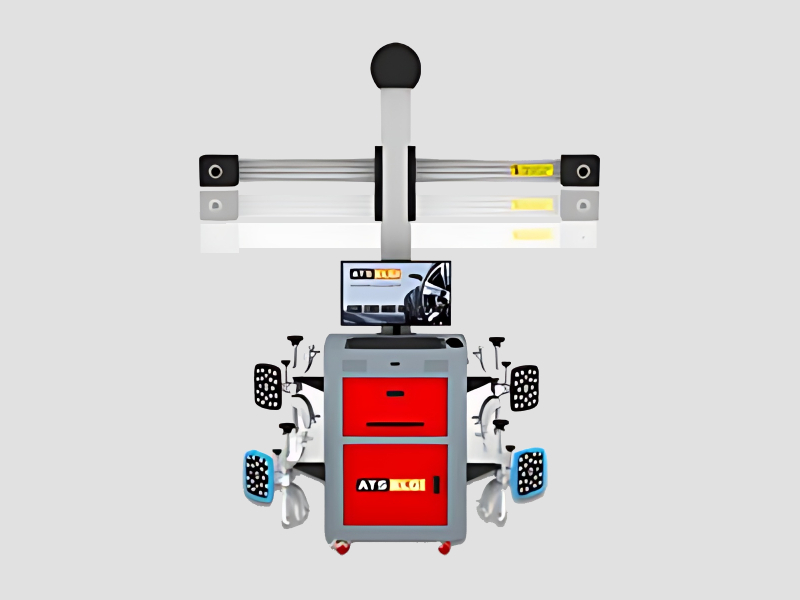 Two Post Lift Compatible Wheel Aligner For Automotive Workshop