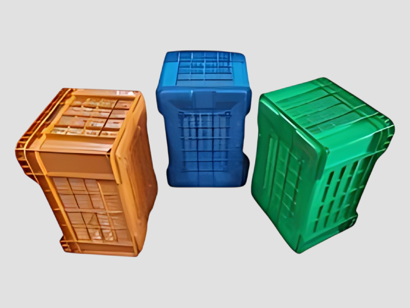 Plastic Fruit Vegetable Crate 27 Kg Capacity Plus for Agriculture