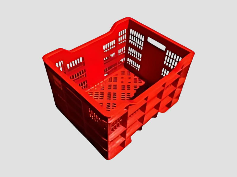 Plastic Tomato Crate 15 Kg Capacity for Agriculture Use