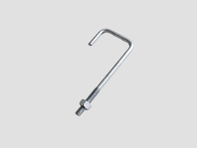 L Shape Mild Steel Hook Bolt for Industrial Fixing Applications