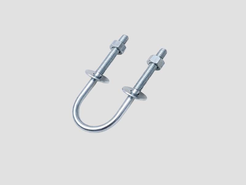 U Shape Mild Steel Bolt with Nut for Industrial Pipe Mounting