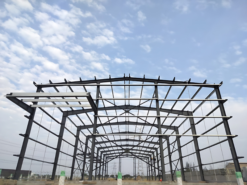 A Type Building With Canopy For Industrial Storage And Shade Use