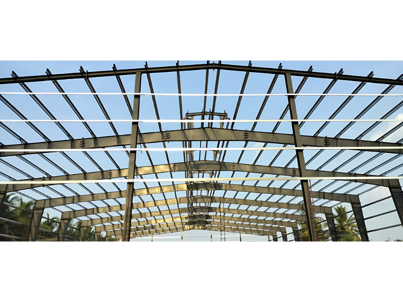 A Type Building With Roof Monitor For Industrial Ventilation Use