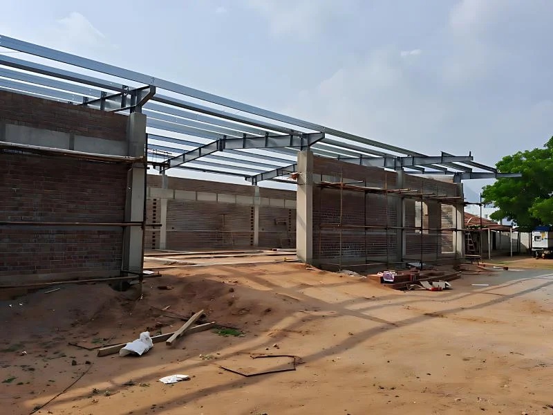 Hybrid Brick And Steel Warehouse Construction Service