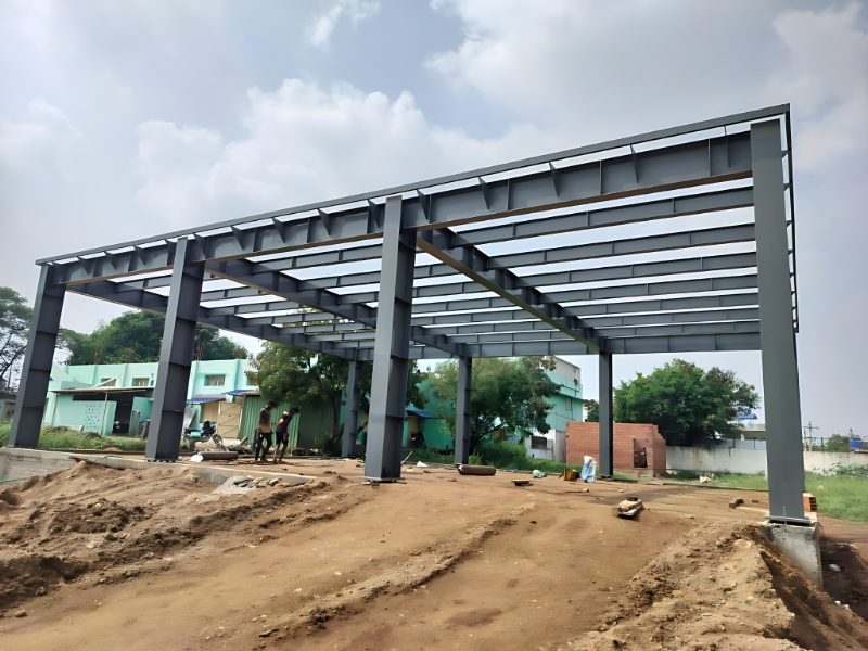 Mezzanine Floor Structure For Industrial Storage And Space Optimization