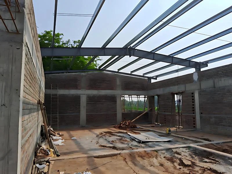 Open Web Steel Roof Framing For Industrial Shed Construction