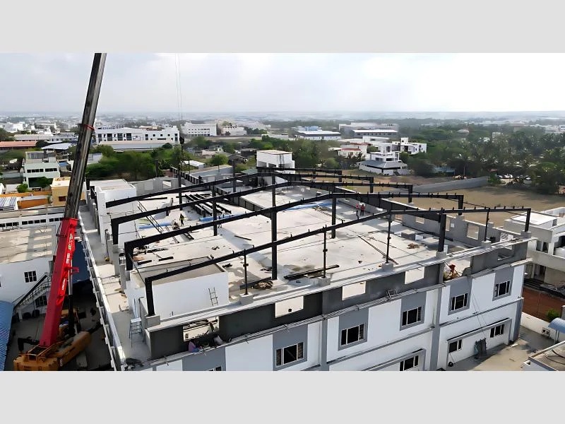 Open Web Steel Roof Framing For Industrial Shed Construction