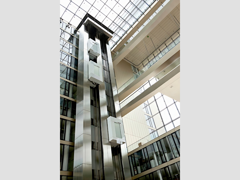 Commercial Express Lift TwinDrive Dual Car Gearless System