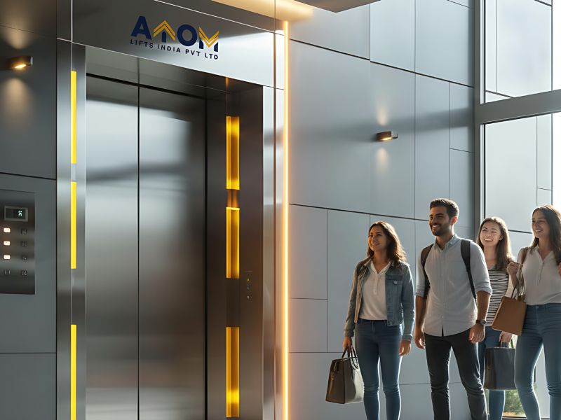 Residential Passenger Lift Atlas Pro Gearless High Rise Building Use Atom