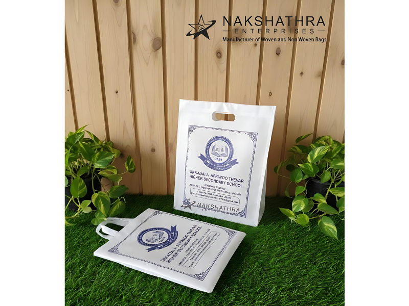 Economy Non Woven School Distribution Bag Offset Printed