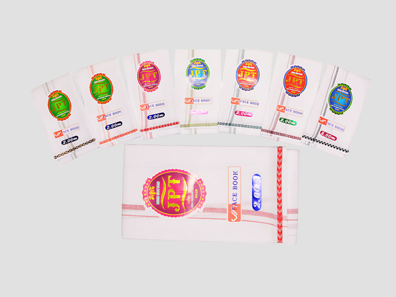 Face Book White Cotton Gamcha