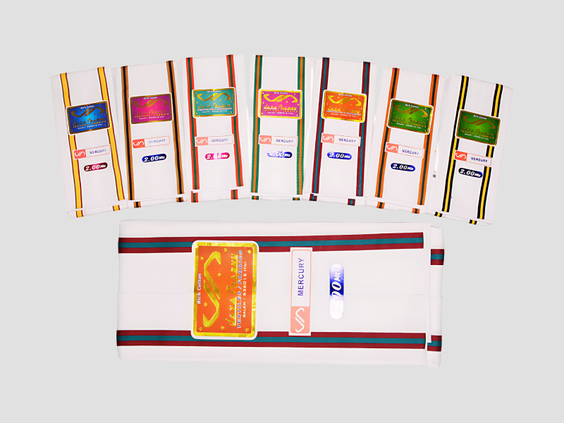 Mercury White Rich Cotton Gamcha