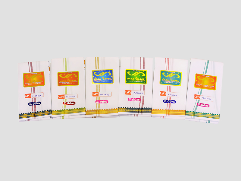 Platinum White Rich Cotton Gamcha