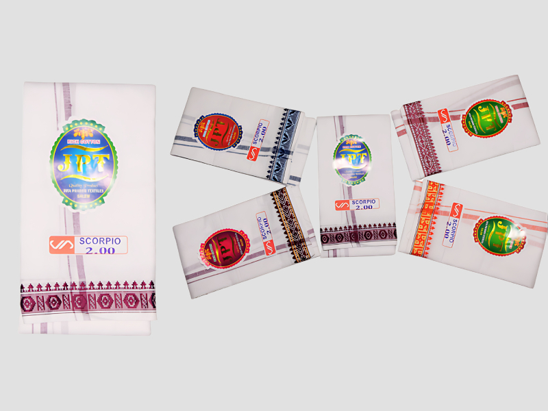 Scorpio White Cotton Gamcha