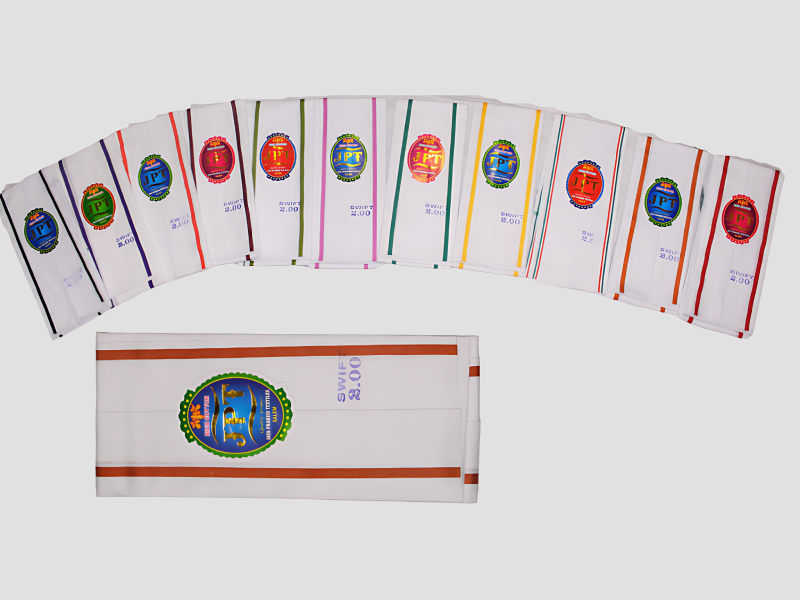 Swift White Cotton Gamcha