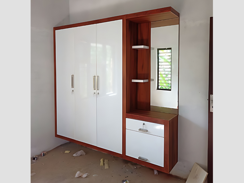 Aluminium Sliding Door Wardrobe Storage System for Bedroom Interiors