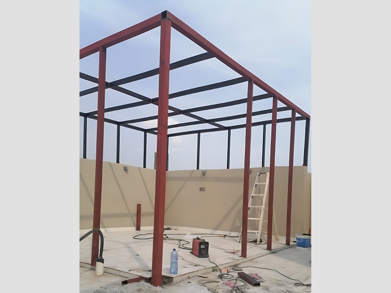 Heavy Duty Mild Steel Structural Framework System for Industrial Buildings