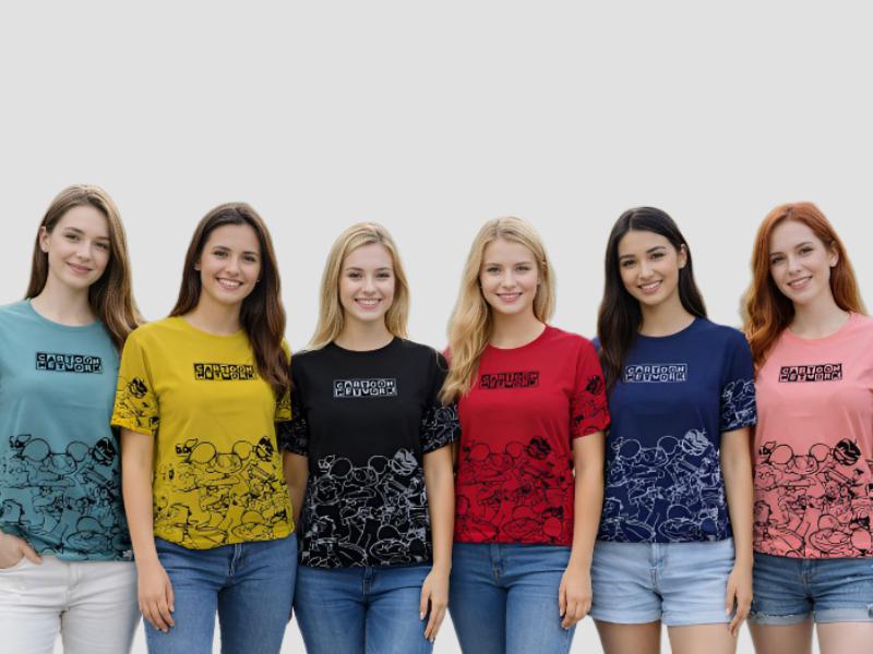 Women Graphic Minimalist Cotton T-Shirt For Daily Routine Mia Signora