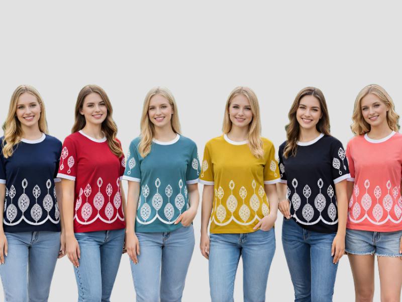 Women Mandala Motif Cotton Top For Comfortable Daily Wear Mia Signora