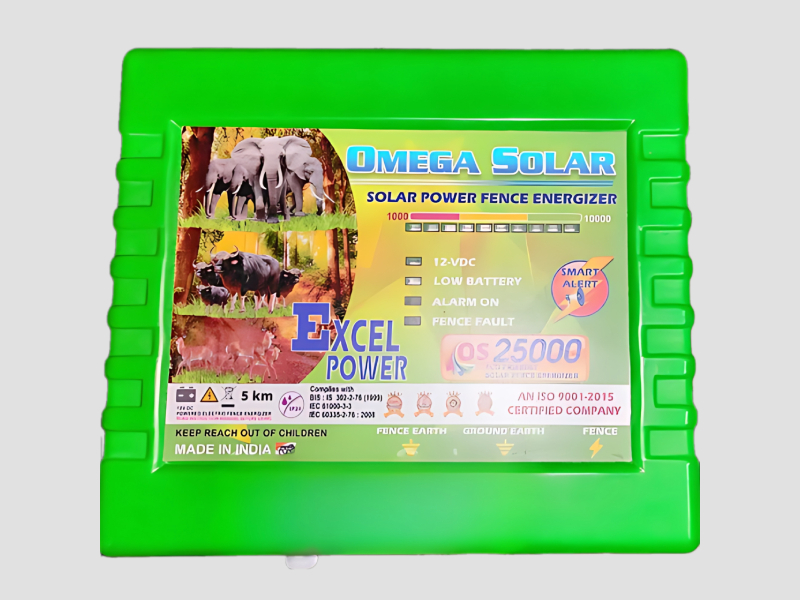 Solar Fence Energizer 12 Kilovolt For High Security Perimeter Control