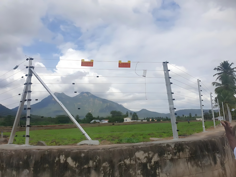 Solar Safety Fence 10000 Volt For Industrial And Perimeter Protection