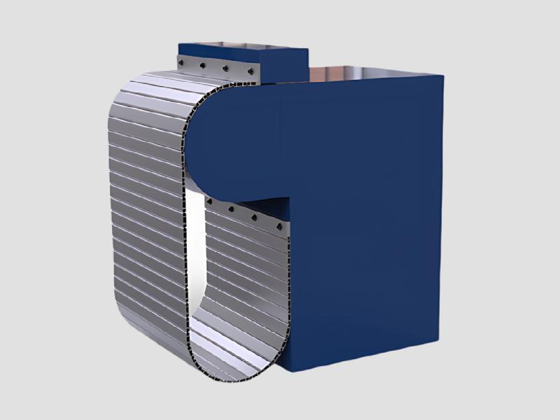 Vertical Apron Machine Cover Industrial Grade For Guideway Protection