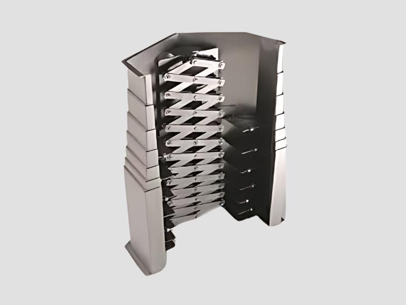 Vertical Telescopic Apron Cover Heavy Duty For Machine Protection