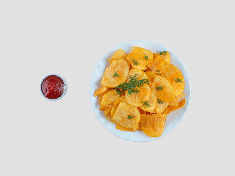 Jackfruit Slices Fry For Sweet Tropical Snack Delight