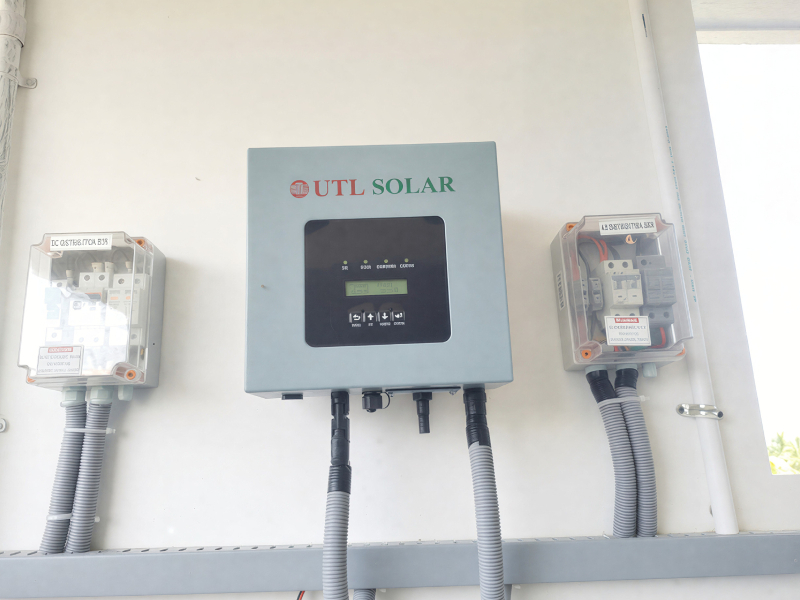 UTL Grid-Tied Solar Inverter with AC DC Distribution Boxes for Residential Use